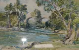WatercolourThe River at Morar by Lamorna Birch, watercolour, sold Dec 2017
