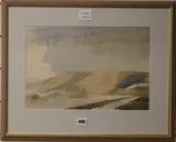 Untitled by Charles Knight, watercolour, sold Dec 2017