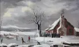Untitled by Joseph  Francis Gilbert, 1835, oil on canvas, sold Nov 2017
