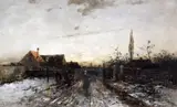 Untitled by Anton Windmaier, oil on canvas, sold Nov 2017