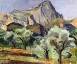Untitled by Joseph Berges, oil on canvas, sold Nov 2017