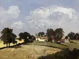 Norfolk8 by Campbell Archibald Mellon, oil on wood, sold Nov 2017