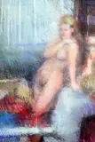 Untitled by Mark Rowbotham, pastel, sold Nov 2017