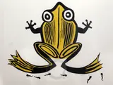 Limited edition printThe Frog and Tadpoles by Edward Bawden, print, sold Nov 2017