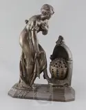Untitled by Julien Caussé, bronze, sold Nov 2017