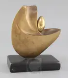BronzeOrganic formsigned by John Skelton, 1988, bronze, offered Nov 2017
