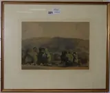Untitled by Walter Robert Stewart Acton, watercolour, sold Nov 2017