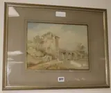 Untitled by Samuel Prout, watercolour, sold Nov 2017