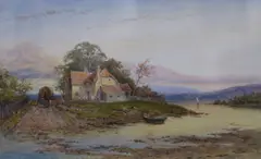 Untitled by Edgar John Varley, watercolor, sold Nov 2017