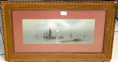 Moon rise, Morning, by Garman Morris, a pair,, sold Jan 2012