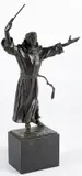 of St. Francis by Thomas McGlynn, patinated bronze, offered Sep 2015