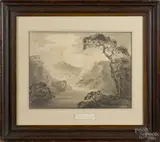 and wash landscape by William Gilpin, pencil, offered Sep 2015