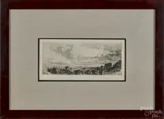 Untitled by Francis Seymour Haden, etching, offered Sep 2015