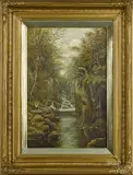 Untitled by Edward Priestley, oil on canvas, offered Sep 2015