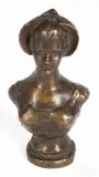 female bust by Katherine M. Cohen, bronze, offered Sep 2015