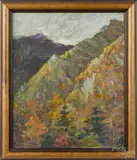 landscape by Anna Milo Upton, oil on canvas, offered Sep 2015