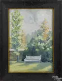 Untitled by Mary Cooper Johnson, oil on paper, offered Sep 2015