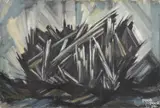 impressionist landscape by May Heiloms, oil on canvas, offered Sep 2015