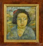 Untitled by Jennings Tofel, oil on board, offered Sep 2015