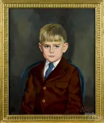portraits of Michael by William Crowder, oil on canvas, offered Sep 2015