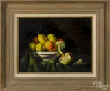 still life by Robert White, oil on board, sold Jun 2015