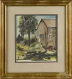 Untitled by Marian Filer Haas, watercolor, sold Jun 2015