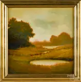landscape by William McCarthy, oil on canvas, sold Jun 2015
