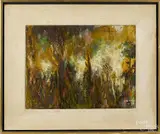 impressionist landscape by Marie Wilner, oil on canvas, sold Jun 2015