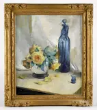 still life by May Fairchild, oil on canvas, sold Jun 2015