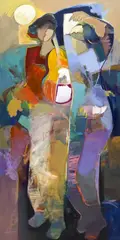 Passionate Mind by Hessam Abrishami, 2002, oil on canvas, sold May 2023