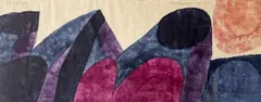 Sicily by Carol Summers, 1962, woodcut in colors, sold May 2023