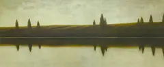 Circum Luvio by Wade Hoefer, 1998, oil on canvas mounted on board, sold May 2023