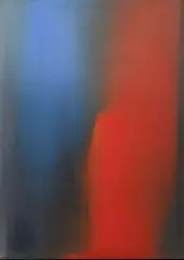Nuit En France by Robert Helsmoortel, 1988, oil on linen, sold May 2023