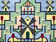 New Ultrecht by Richard Kalina, 1981, oil on canvas, sold May 2023