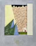Montauk Landscape Study by Rex Lau, 1980, oil on panel, sold May 2023