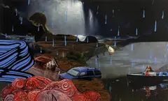 The Deluge by Dexter Dalwood, 2007, inkjet digital print, sold May 2023