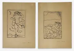 Two Works on Paper by André Derain, engraving, sold Jun 2023