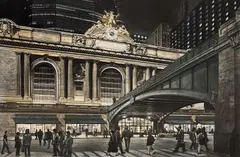 Above the Rush by Frederick Mershimer, 2003, mezzotint in colors, sold Jun 2023