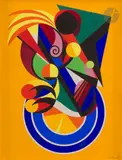 Composition inspirée par la danse by Auguste Herbin, 1942, Gouache, sold Jun 2022