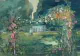 Le petit Trianon by Pierre Laprade, Gouache, sold Dec 2009