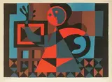Composition by Léon Gischia, Lithographie en couleurs, sold Dec 2009