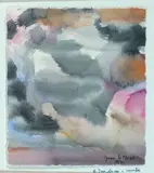 Sans titre by Jean Le Moal, 1971, Aquarelle signée et datée en bas à droite et dédicacée sur le support, sold Dec 2009