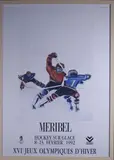 Méribel. Hockey sur glace by Alain Bar, Affiche originale offset pour les jeux olympiques de, sold Dec 2021
