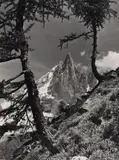 Les Drus by Pierre Tairraz, vers 1960, Tirage argentique, portant cachet humide du photographe au dos, sold Dec 2021
