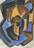 Sans-titre by Paul Chériau, Pastel, sold Dec 2021