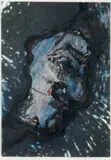 Goya série, N°57 by Arnulf Rainer, 1983, Technique mixte sur photographie, sold Oct 2018