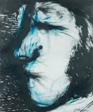 Goya série by Arnulf Rainer, Technique mixte sur photographie, sold Oct 2018
