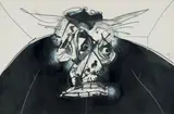 Visage by Antonio Saura Atarés, 1980, Encre, gouache et crayon, sold Oct 2018