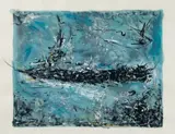 Composition 236 GK, 1960 Composition 238 GK by Iaroslav Sossountzov Serpan, 1960, Collage C29, sold Oct 2018