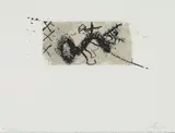 Grafisme by Antoni Tàpies, 2000, Gravure au carborundum, eau-forte, aquatinte sur vélin d'Arches, sold Oct 2018